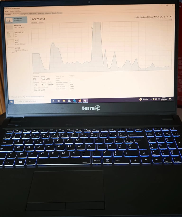 instalaltion windows 11 sur pc portable marque TERRA