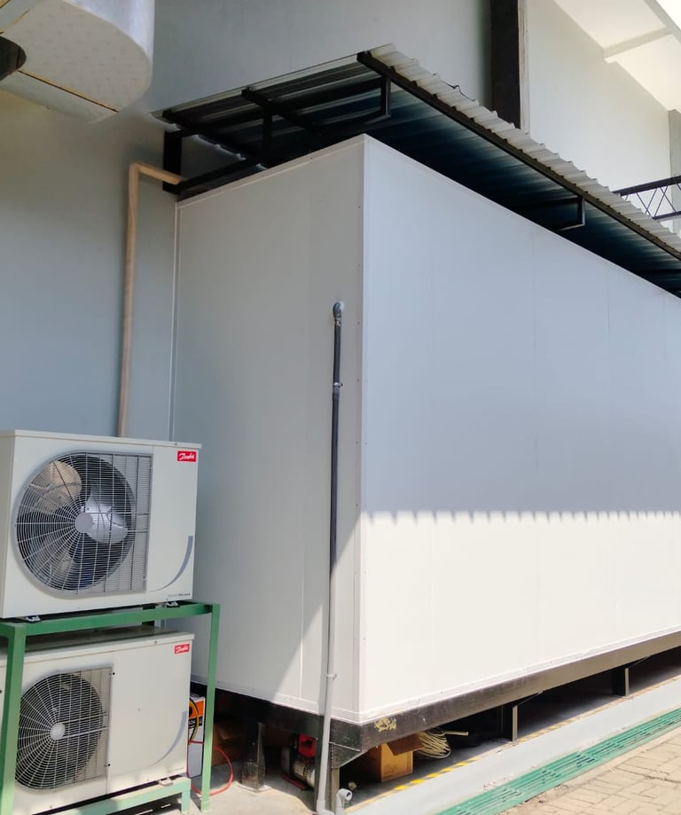 Cold Storage Chiller PT SAMPHARINDO by CV MUDACOOL INDONESIA