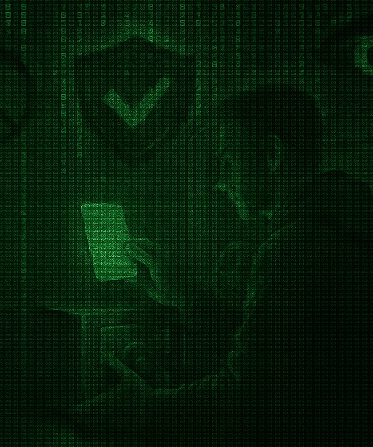 vault, with shield, cold wallet, scam alert blocked, and surveillance eye watching overhead.