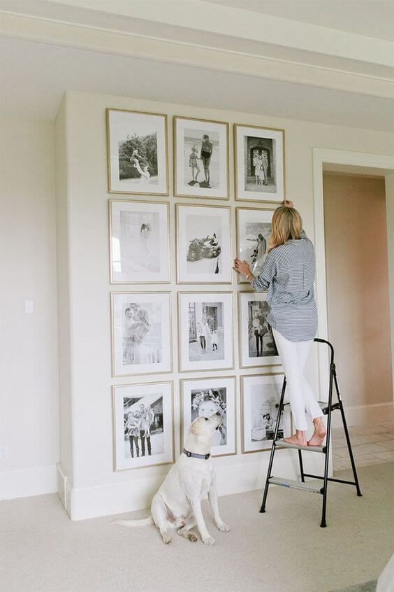 painel de fotos
