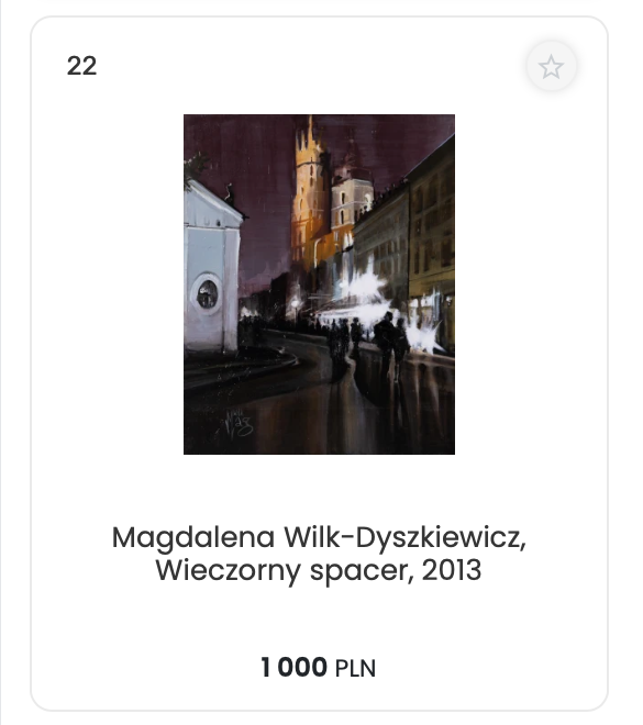 Mag Wilk Xanadu Onebid Wieczorny spacer