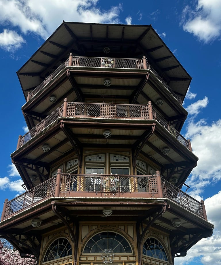 The Pagoda in Patterson Park Observatory , Baltimore , Maryland , USA