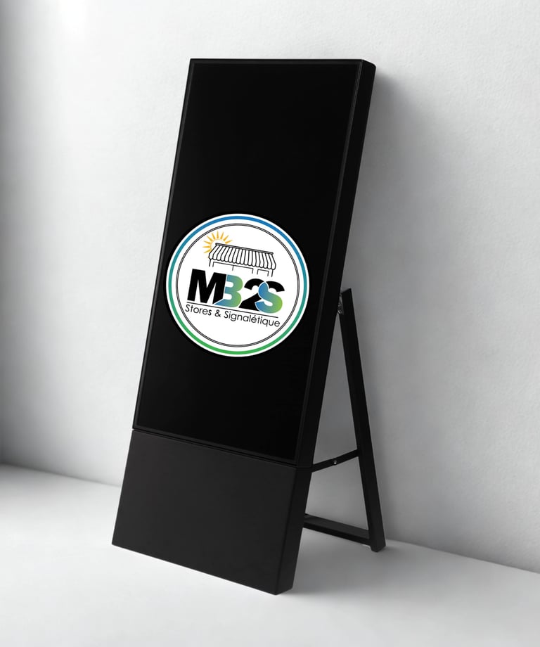 Affichage dynamique par MB2S Stores et signalétique