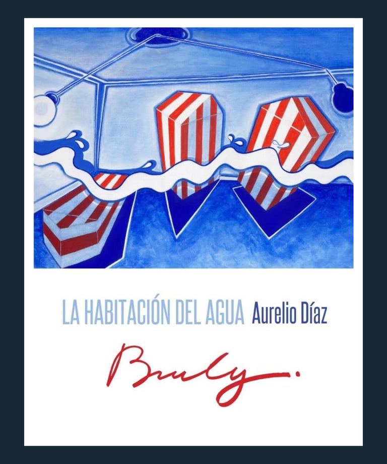 a poster for an art exhibition by Diaz in the museum in Nerja