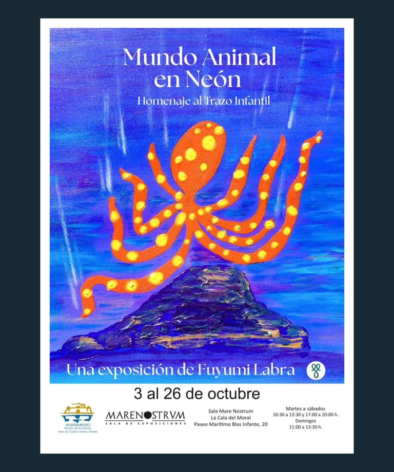 poster of an art exhibition by Fuyumi Labra in October 2025