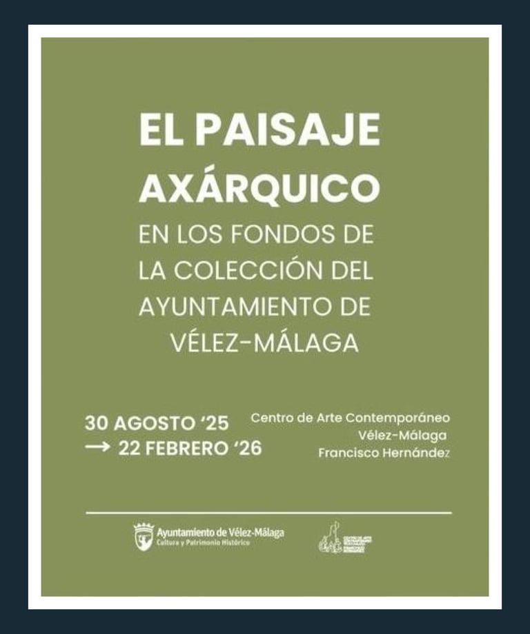 image for an art exhibition in velez malaga