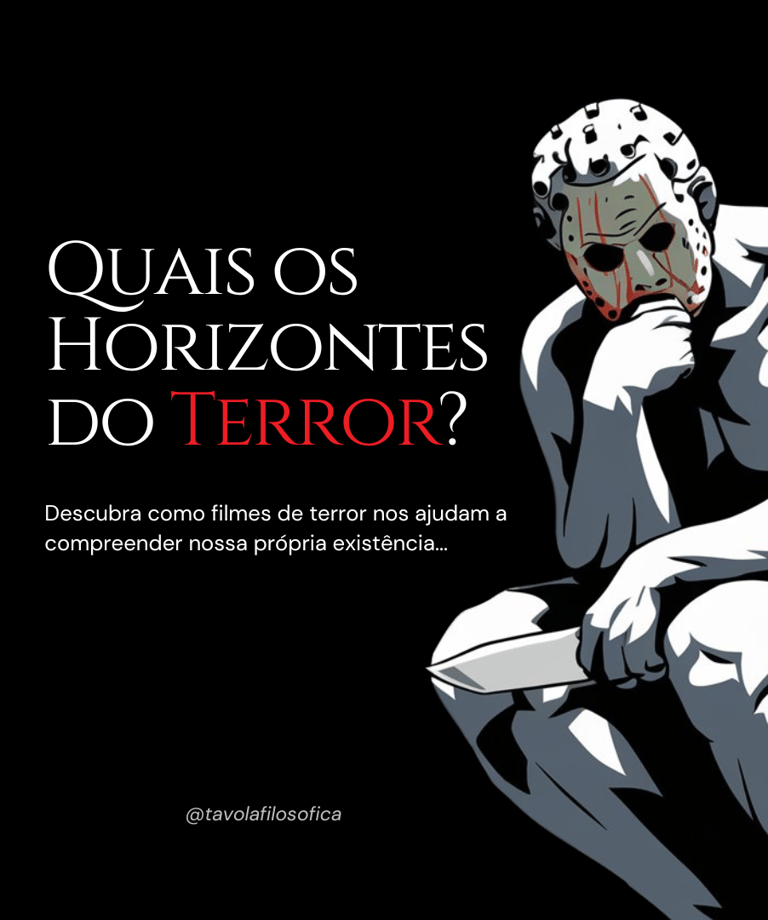 Capa episódio horizontes do terror - Jason Pensador Távola Filosófica