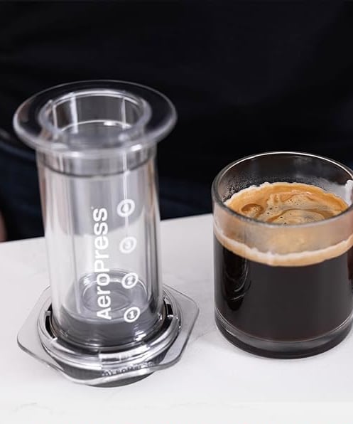 cafetera de émbolo aeropress