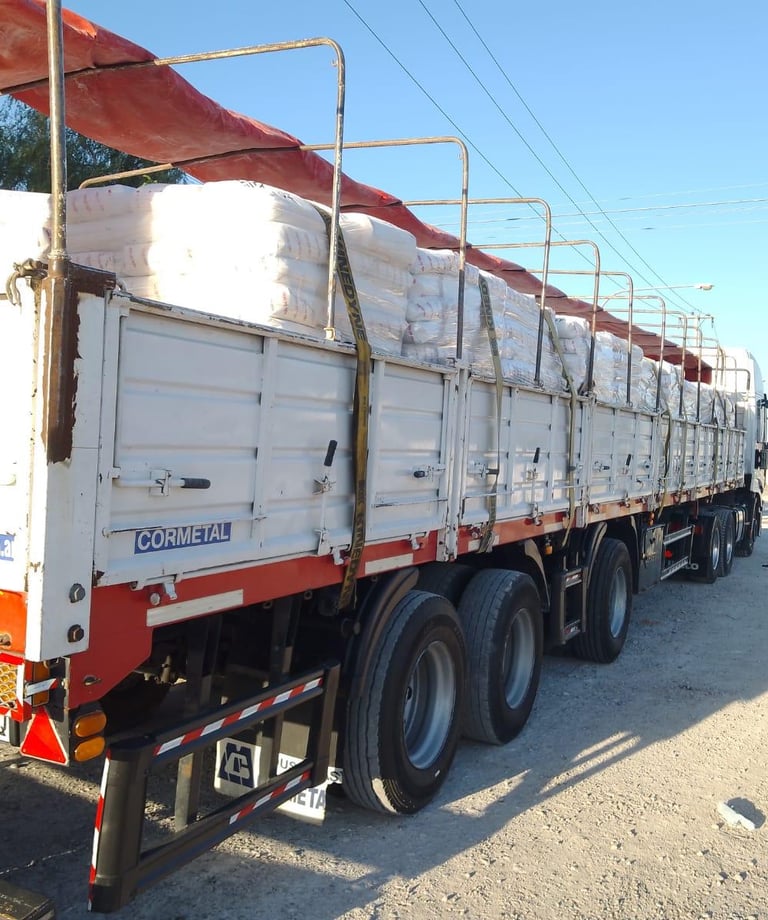 bolsas de cal de construcción