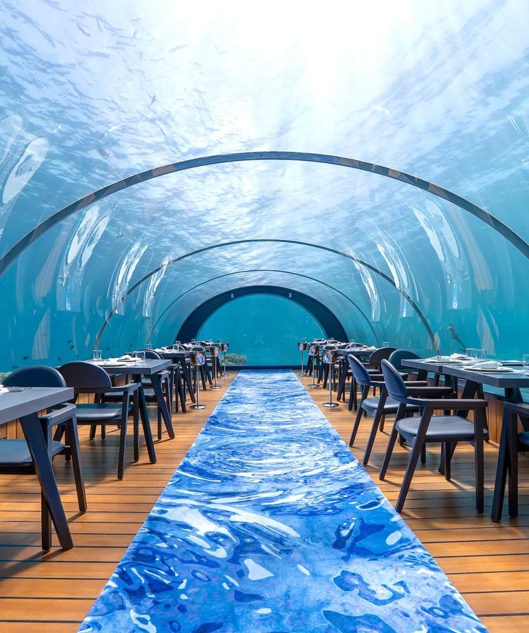 Hurawalhi Maldives 5.8 underwater restaurant