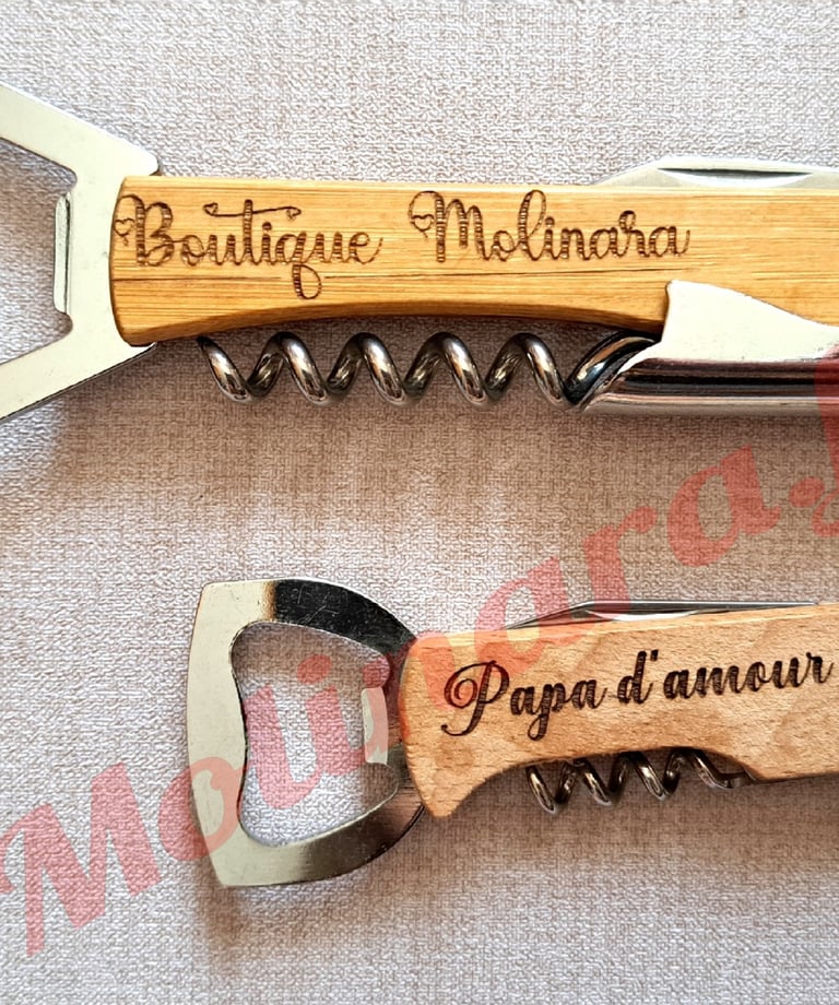 cadeau pour les invité d'un mariage, tire bouchon, décapsuleur