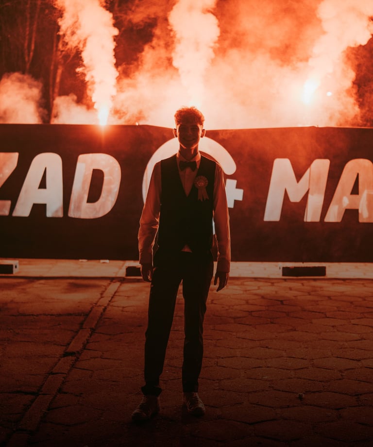 baner na osiemnastke z pirotechnika fajerwerki 18 lat