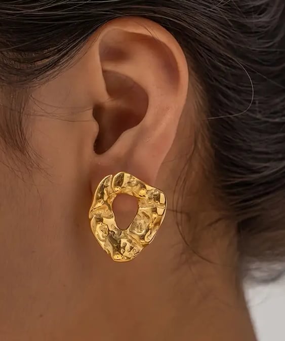 Collection de boucles d'oreilles OFAIR Paris bijoux en acier inoxydable