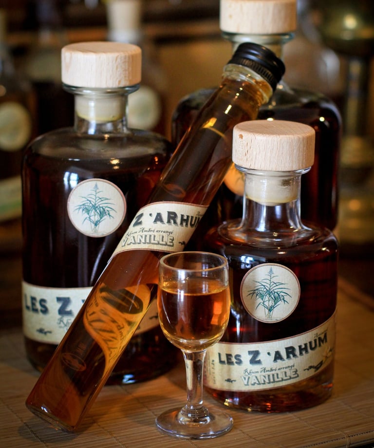 Rhums ambrés arrangés 35°