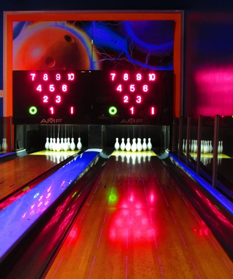 mini bowling lanes