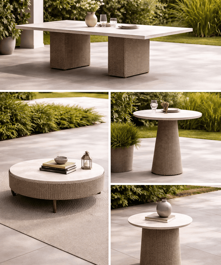 Mesas e apoio: mesas, mesa de centro, mesa lateral, mesa bistrô, aparadores. móveis sofisticados 