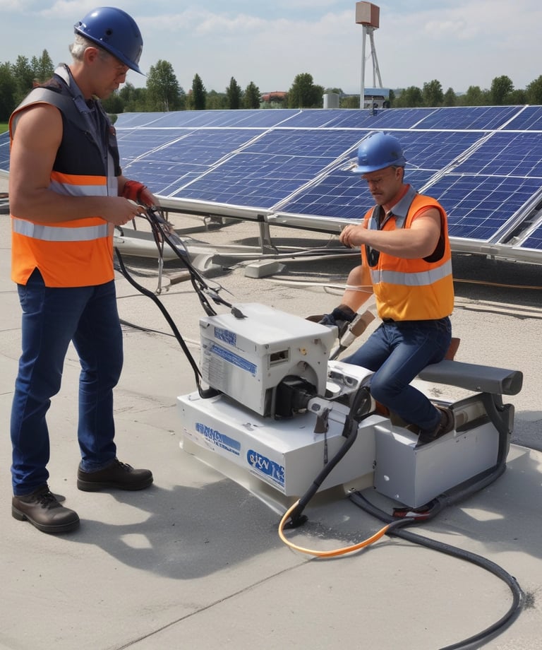 a man riding a skateboard down the side of a ramp