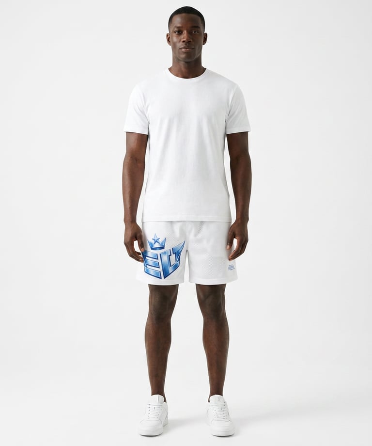 ICY MONOGRAM EL SHORTS