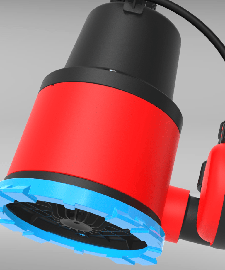 Bomba Sumergible roja