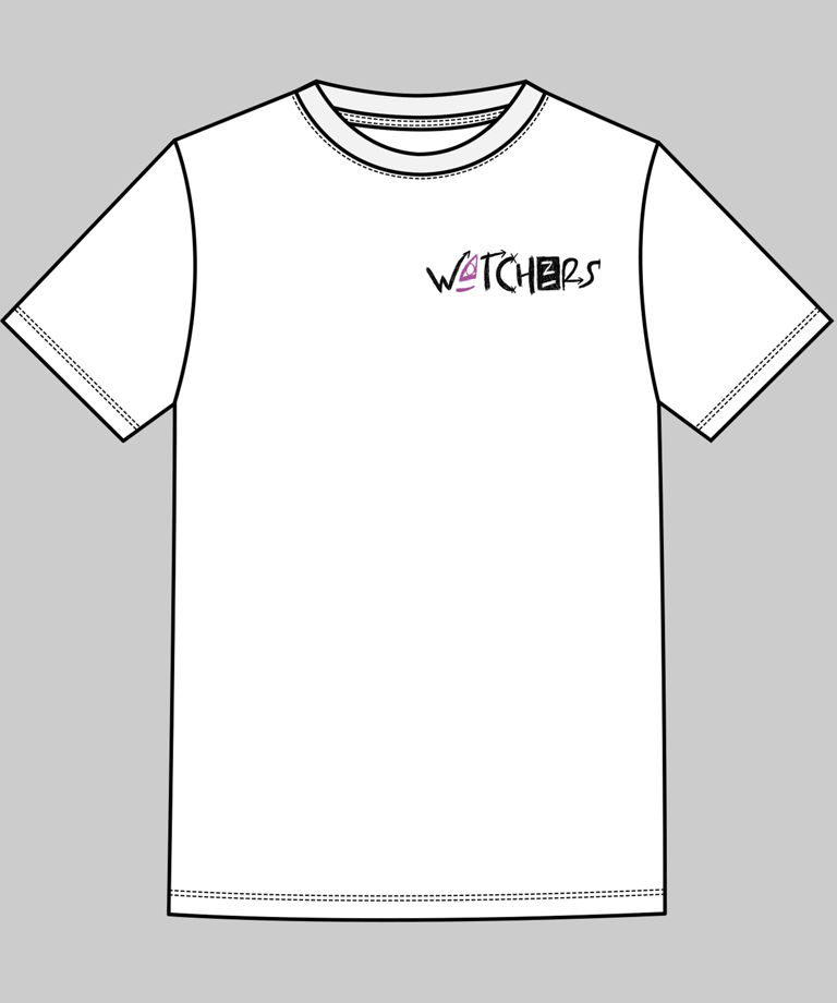 tee shirt blanc watchers