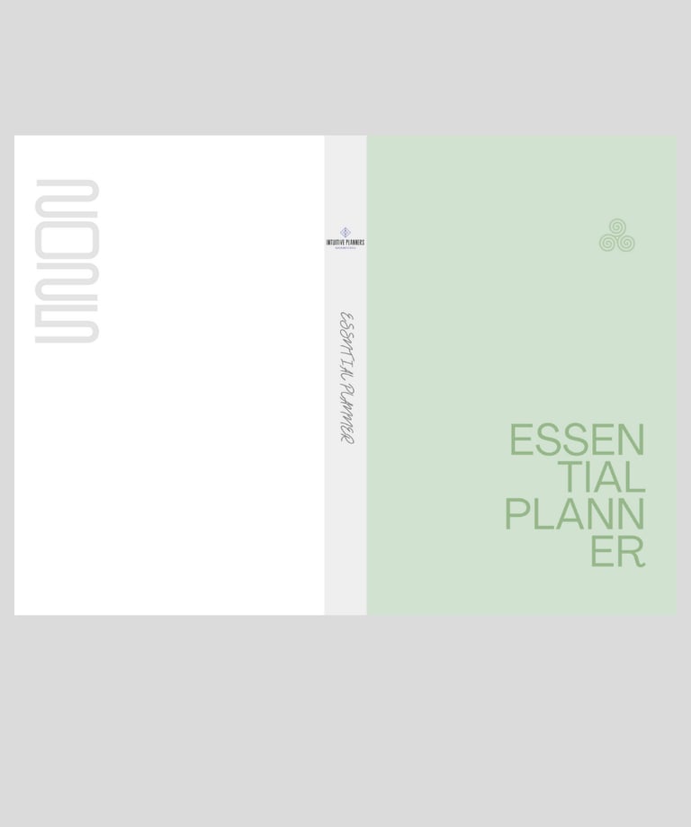 Acquista Essential Planner: Colore Soffio di Menta. Verde Menta, Grigio, Bianco