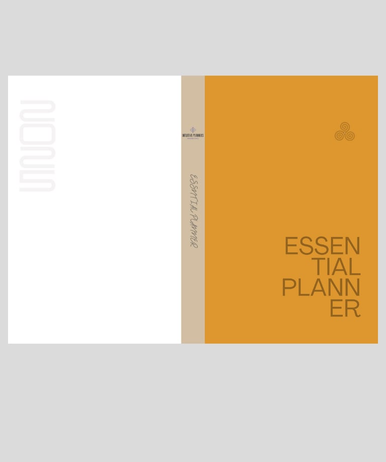 Acquista Essential Planner: Colore Sunset Hues. Arancio Tramonto, Grigio, Bianco