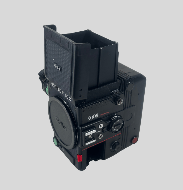 a camera with a camera attached to it