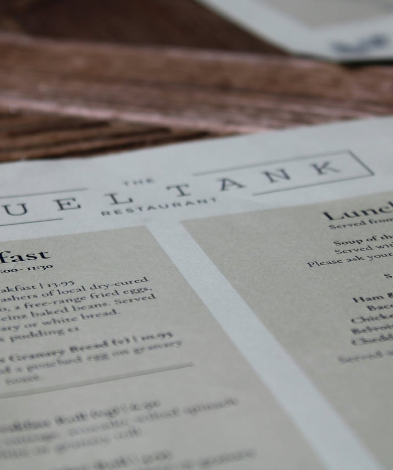 Restaurant Menu