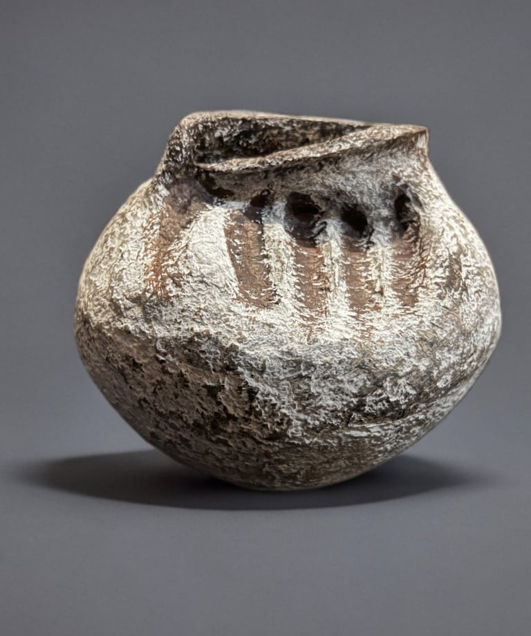 Wabi Sabi Paper Mache Handmade Vase