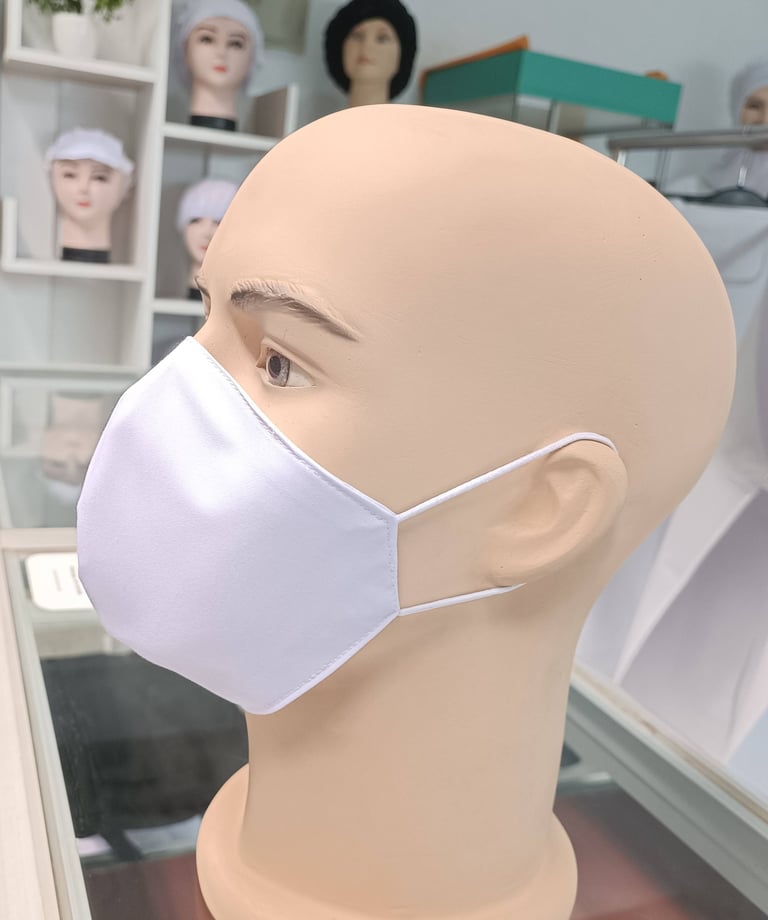Mascarilla con ELASTICO A LA OREJA -RKM Confecciones
