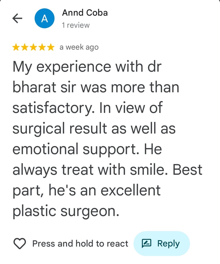 Dr. Bharat Agarwal, best plastic surgeon in Udaipur, conducting expert review for facelift surgery