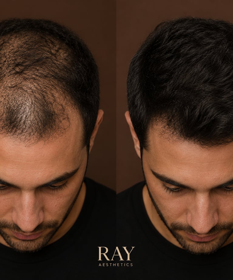 Ray Aesthetics PRP hair restoration