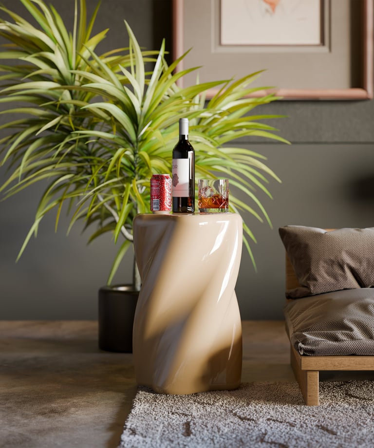 Twist Drink Table by clever curve 