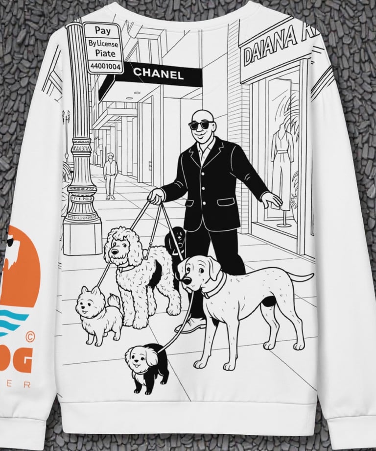 Doog Walker Illustrated Collection featuring original illustrations translated into wearable art app