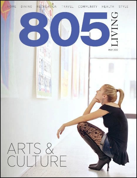 Cover of May 2012 805 Living magazine.