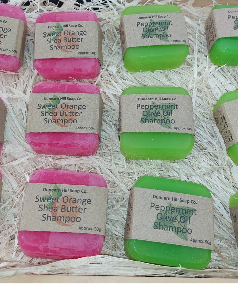 Solid shampoo bars