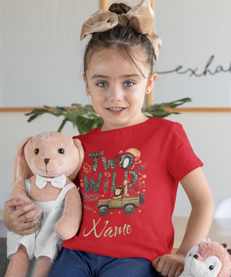 2 year old baby custom name tshirt , birthday tshirt