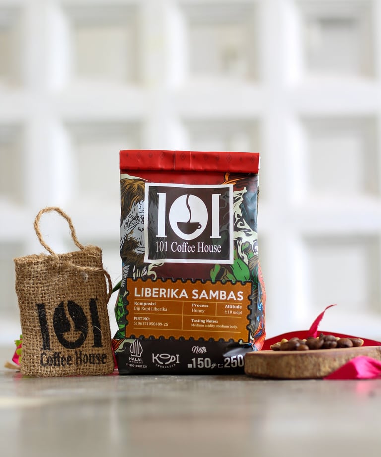 kopi liberika sambas produksi 101 coffee house