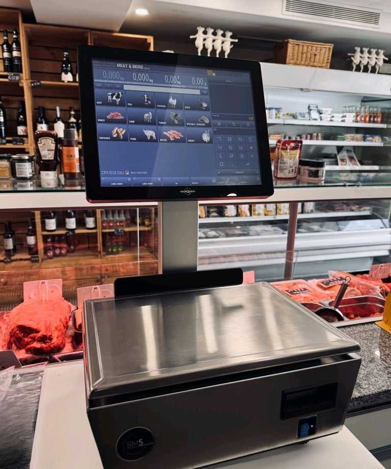 Balance poids prix reconditionnée pour commerce et CHR