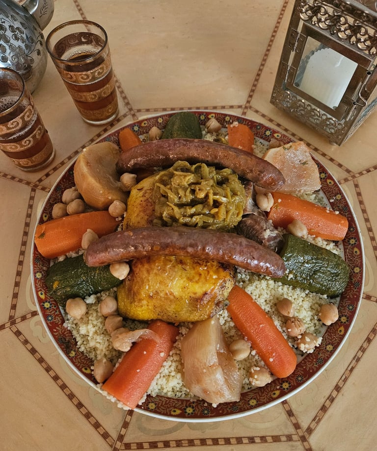 couscous royal aux légumes