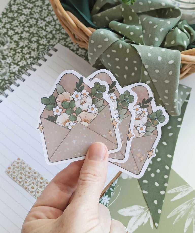 stickers illustrés fait-main pour journaling et créations cozy