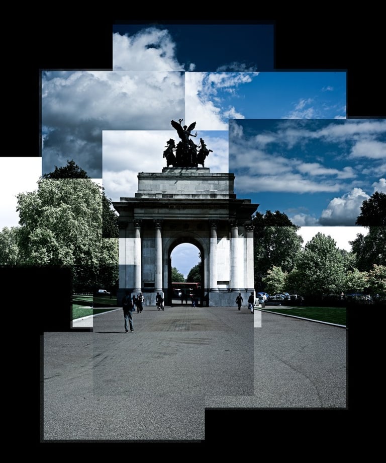 A massive joiner composition of Hyde Park Corner