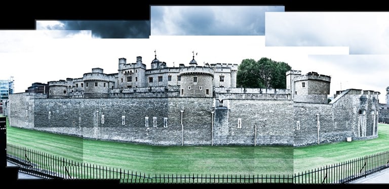A gigantic joiner photo composition of the Tower of London #2
