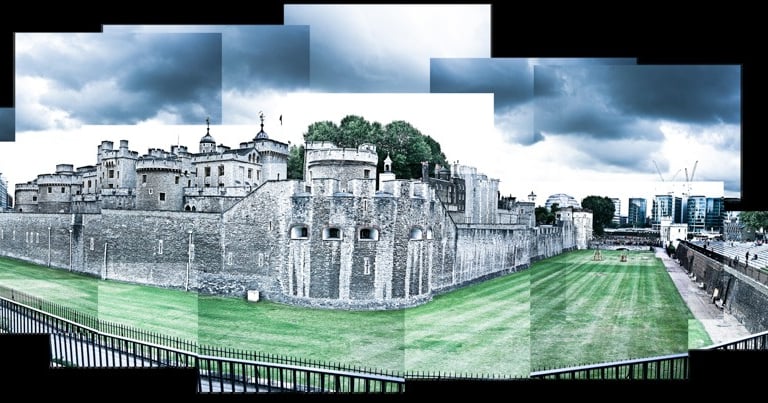 A huge photo joiner of the Tower of London #1