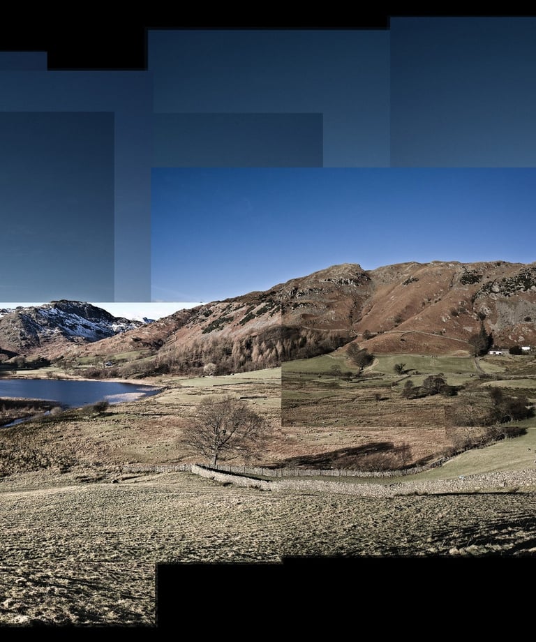 A joiner composition of Slaters Bridge walk