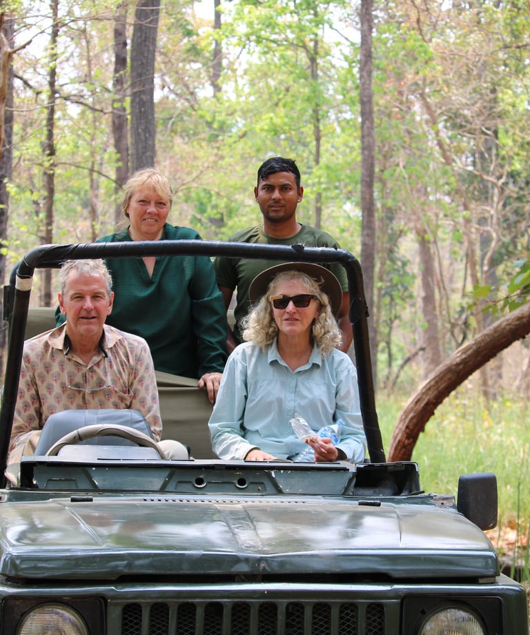jeep safari into Bardiya National Park