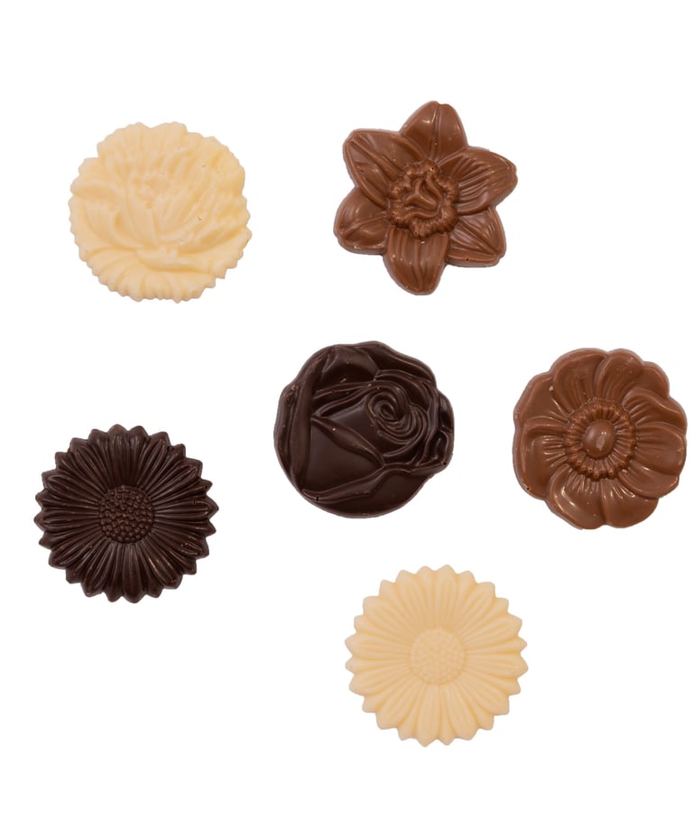 Assortiment van suikervrije chocolade