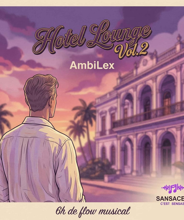 Clé USB musicale hotel lounge sansacem