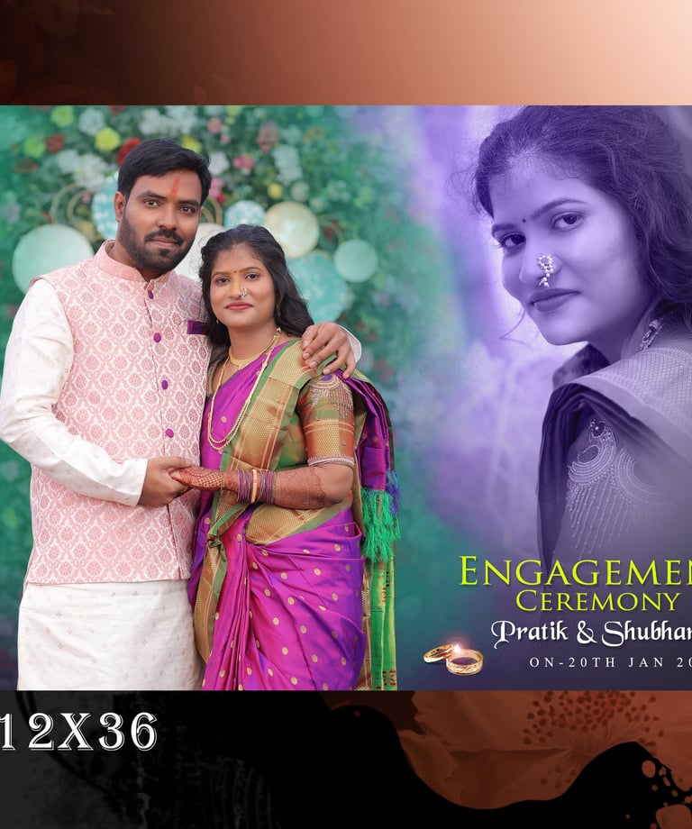 Elegant engagement album showcasing love, laughter, and special moments