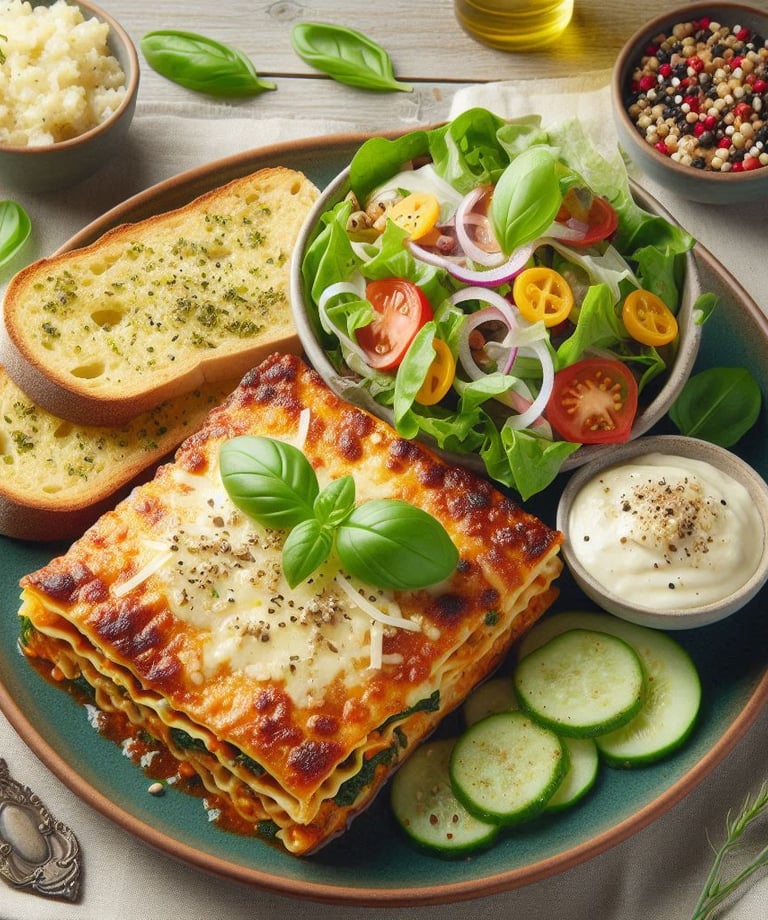 a plate of food with breaded bread and vegetables